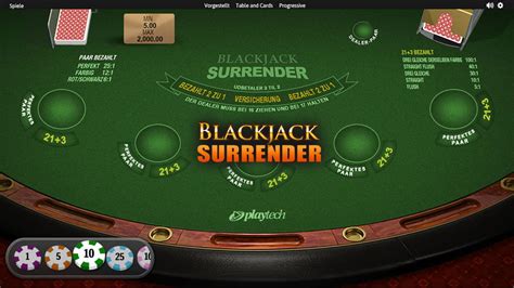 Surrender blackjack echtgeld spielen Sep 20, 2007
